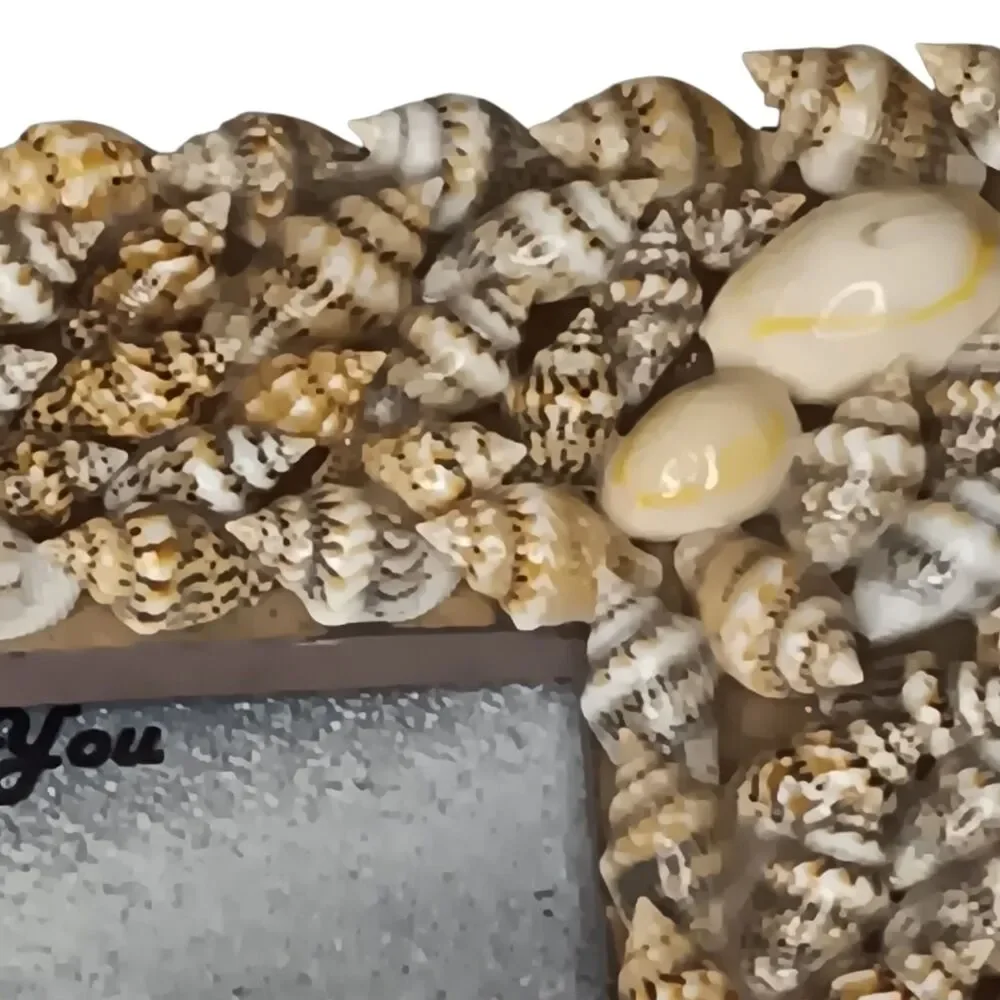 Seashell Tabletop Photo Frame 7.5